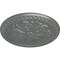 Ekena Millwork Emeryville Ceiling Medallion, Hand-Painted Platinum, 16 7/8"OD x 5/8"P CM16ERPLS - alternate 2